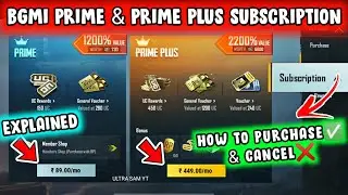 BGMI PRIME & PRIME PLUS SUBSCRIPTION EXPLAINED 🔥 HOW TO BUY PRIME & PRIME PLUS SUBSCRIPTION IN BGMI