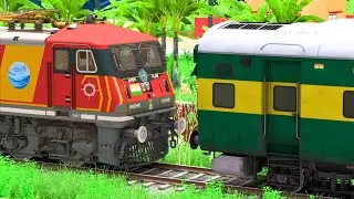 WAG9 SHUNTING ICF AC GARIB RATH COACH | BUMPY RAILROAD | Train Simulator | Railworks 3 | NTG GAMING