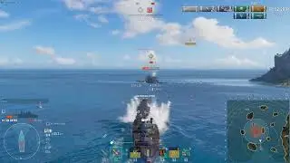 World of Warships ZIETEN VS V VENETO #warships #worldofwarships #wowsreplays