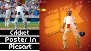 PicsArt Cricket Poster Design | New Creative Edit | PicsArt Photo Editing