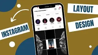 instagram profile feed layout design !! instagram feed Idea's