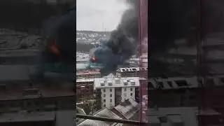 Explosion and Fire at Liseberg Oceana in Göteborg #LisebergOceana#GöteborgIncident#EmergencyResponse