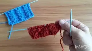 Узор спицами для шапки , тёплого кардигана.