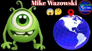 Monster Mike Wazowski found on GoogleEarth