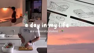 a day in my life as a university student 🏗️📚 aesthetic vlog