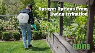 Manual Pump & Battery Powered Sprayer Options from Ewing Irrigation