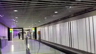 Heathrow T5 Pedestrian Tunnel Timelapse (A to C)