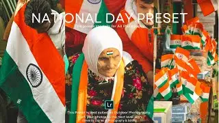 National Day Preset - Outdoor Photography | Free Lightroom Presets XMP & DNG | Lightroom Tutorial