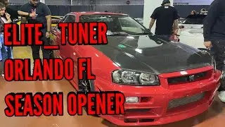 ELITE TUNER 2024 season opener car show orlando FL CHECK OUT ALL THE CRAZY SWAPS AND WRAPS !
