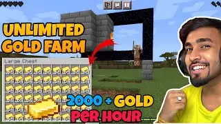 How to make unlimited gold farm in Minecraft 💥