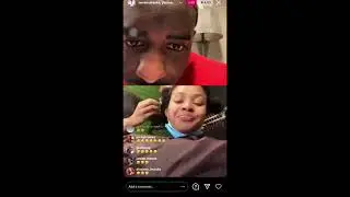 Desi Banks and Pretty Vee flirting on live