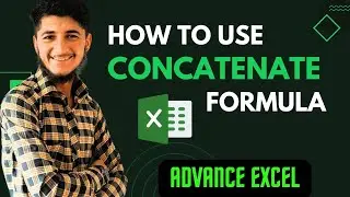 How To Use Concatenate Formula in Excel | Concatenate function in excel |  Excel