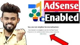 Live Proof | How to re enable disable AdSense Account | You Are Not Eligible For Monetisation |