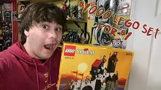 TOY HUNTING- $1000 Lego set for $1 dollar and new vintage collection figures