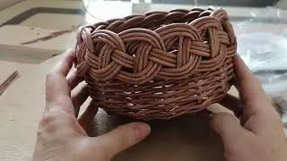 Конфетница с красивой загибкой.Бумажная лоза. Часть 2.
