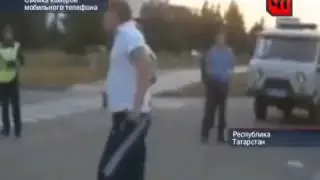Драка  Каратист против ментов))