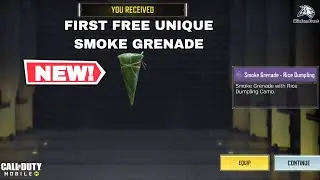 How to Get FREE Smoke Grenade - Rice Dumpling | How to Equip in Cod Mobile