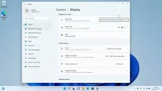 Brightness and Night Light. Windows 11