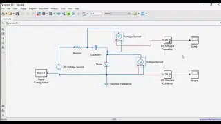 Simple DC circuit with MATLab simulink