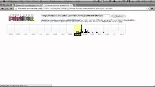 Using The Wayback Machine to find an old blog post