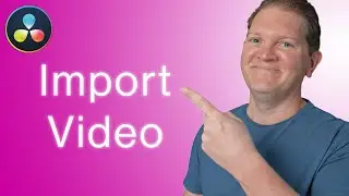 How to import video files into DaVinci Resolve