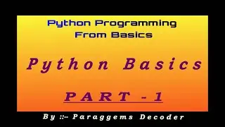 Python BasicsTutorial | What are Reserve Words , Identifiers In Python | Python Tutorial 1
