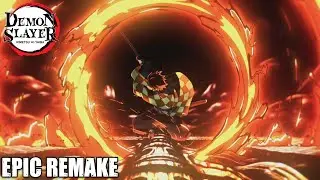Demon Slayer Mugen Train - Tanjiro & Inosuke vs Enmu Battle Theme (Hekira no Ten) Mugen Train 鬼滅の刃