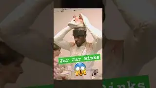 JAR JAR BINKS was almost a MAN IN A COSTUME. 