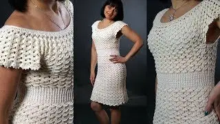 Платье Крючком - видео 2019 / Dress Crochet Video / Kleid Haken / gancio Dress