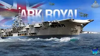 World Of Warships Blitz - HMS Ark Royal (Carpet Bombing) Gameplay