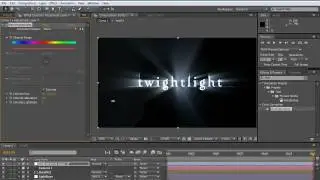 Twilight Title Sequence Tutorial Part 2