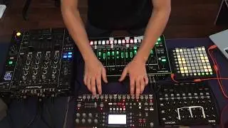 ROANAH session : Octatrack + TR8 + Ableton Midi controllers + DJM 850
