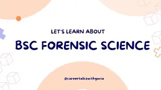BSc Forensic Science course details|Career after BSc Forensic Science| BSc Forensic Science after 12