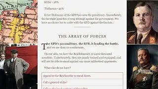 This free online 'Weimar Republic Election Simulator Game' is awesome! (SOCIAL DEMOCRACY)