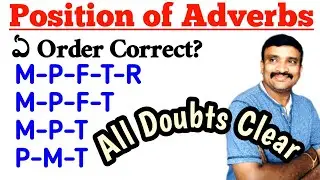 Position of Adverbs | Order of Adverbs in English grammar