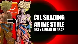 Learn how to repaint from 0! Goku custom figure repaint Aliexpress [Episode 4] OSL and black lines