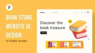 Book Store Website UI Design using Figma (App UI  Design | Tutorial For Beginners)