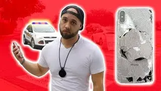 IPHONE XS CRACKED SCREEN ON LAUNCH DAY! **kicked out of apple store for unboxing / drop test prank**