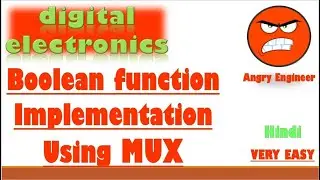 Boolean function implementation using Multiplexers