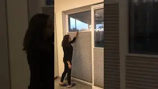 Шторы плиссе для раздвижки