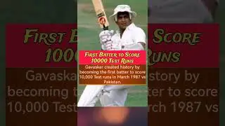 First Batter to Score 10000 Test Runs. @drinfoshort #shorts #short #viral