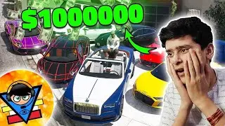 My 1 MILLION DOLLAR CAR COLLECTION in GTA