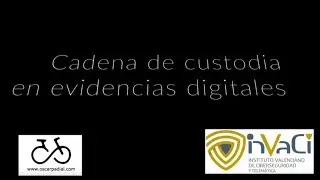 Perito Informático: Cadena de custodia en evidencias digitales