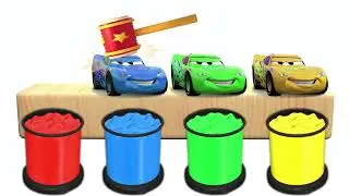 Lightning McQueen & the Magic Liquid! ✨ Color Changing Cars Fun