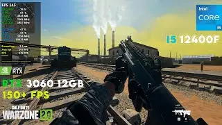Warzone 2 150+ FPS | RTX 3060 12GB + i5 12400F 1080p Benchmark!