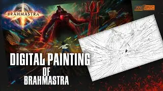 BRAHMĀSTRA OFFICIAL DIGITAL PAINTING HD | ANIZONIC CREATIVE STUDIO I DHARMA PRODUCTION I TIME LAPSE