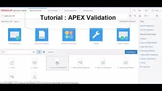 Tutorial : APEX validation