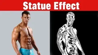 Silver or metalic Statue Effects in Photoshop