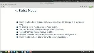How to use strict mode in JavaScript