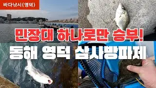 [바다낚시] 동해안 영덕 삼사방파제 낚시 다녀왔어요(feat.민장대) #생활낚시 #잡어낚시 #생활낚시터 #바다낚시 #방파제낚시 #동해바다 #seafishing #eastsea